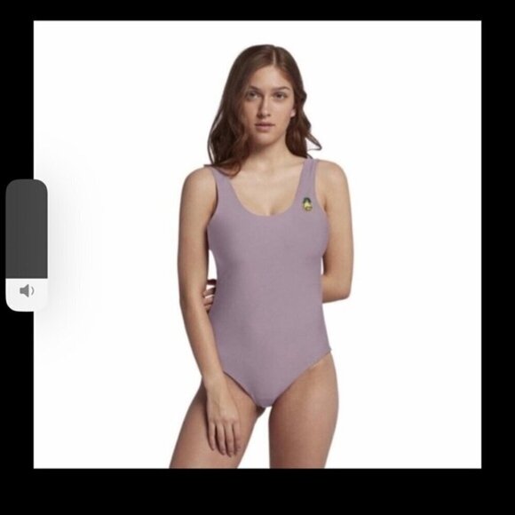 Hurley One Piece Pineapple Swimsuit Orange Sz S - Picture 2 of 11